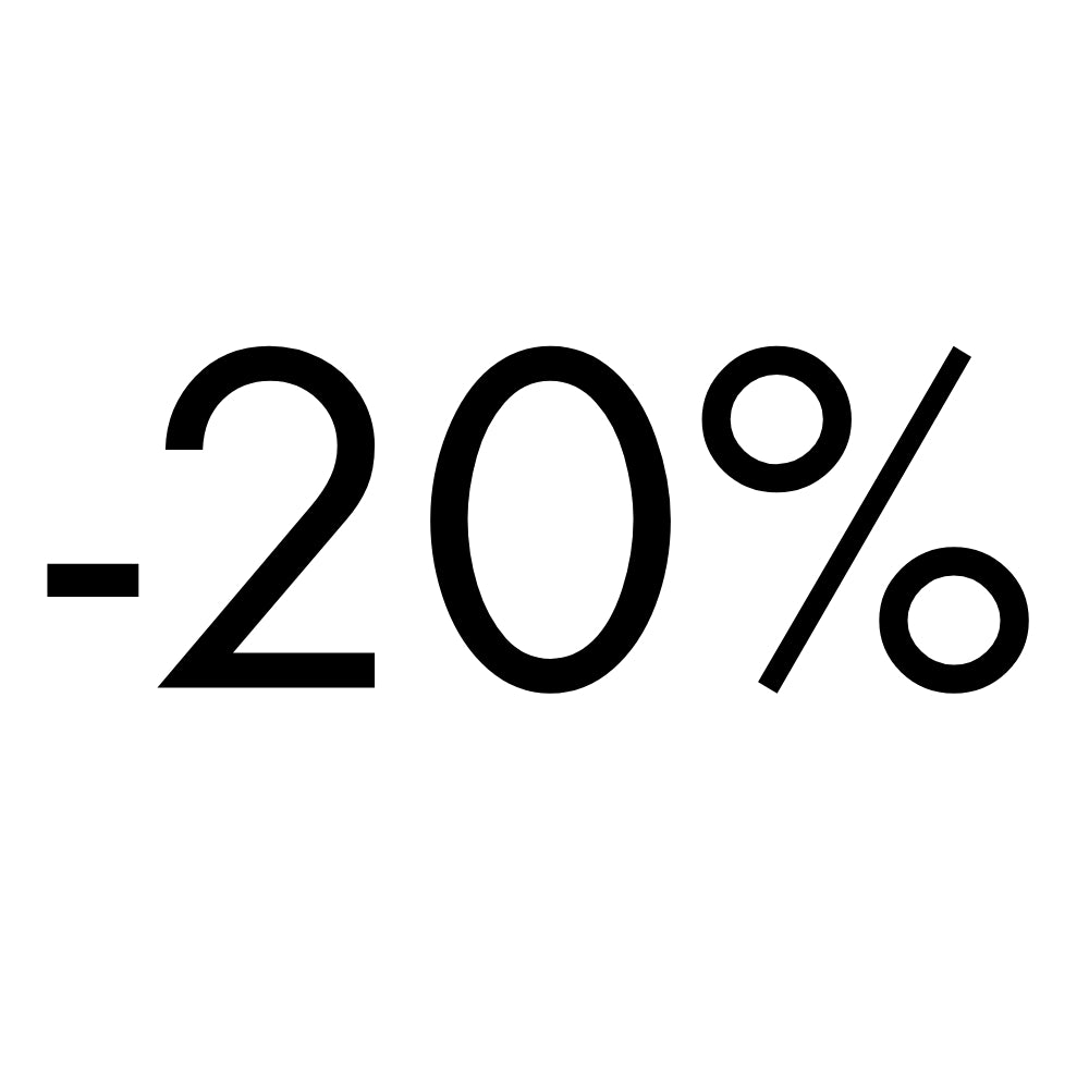 20% OFF FOR 6 MONTHS